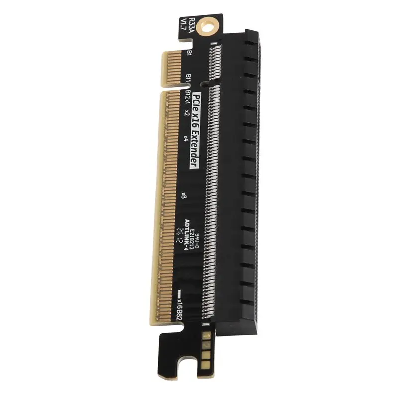 AT82-Gen5 Pcie 5.0 X16 To X16 Connector Expansion Riser Card Tester Protection Graphics Adapter PCB Extender 5.0