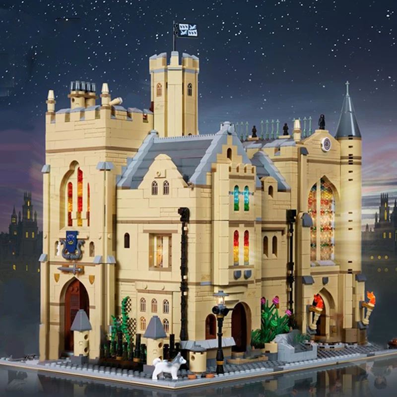 NEW 5209PCS magic Movie Harrying Modular The University model creative ideas Child Toy birthday Gift Building blocks MOC-71043