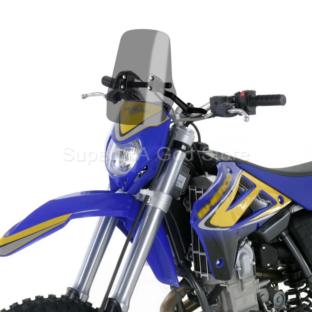 

For SHERCO 5.1 4T Enduro 2008 Adventure motorcycle front windshield with 12mm navigation bracket tube