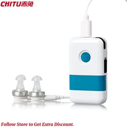 High Quality Rechargeable Hearing Aids for Seniors Deaf Powerful Deafness Headphones DHP Pocket Talker Hearing Amplifier