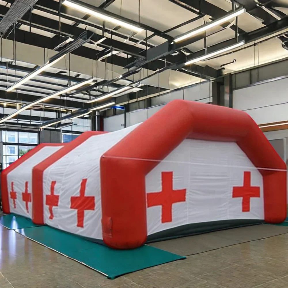 Customize outdoor hight quality pvc large inflatable emergency hospital tent inflatable medical tent for emergency