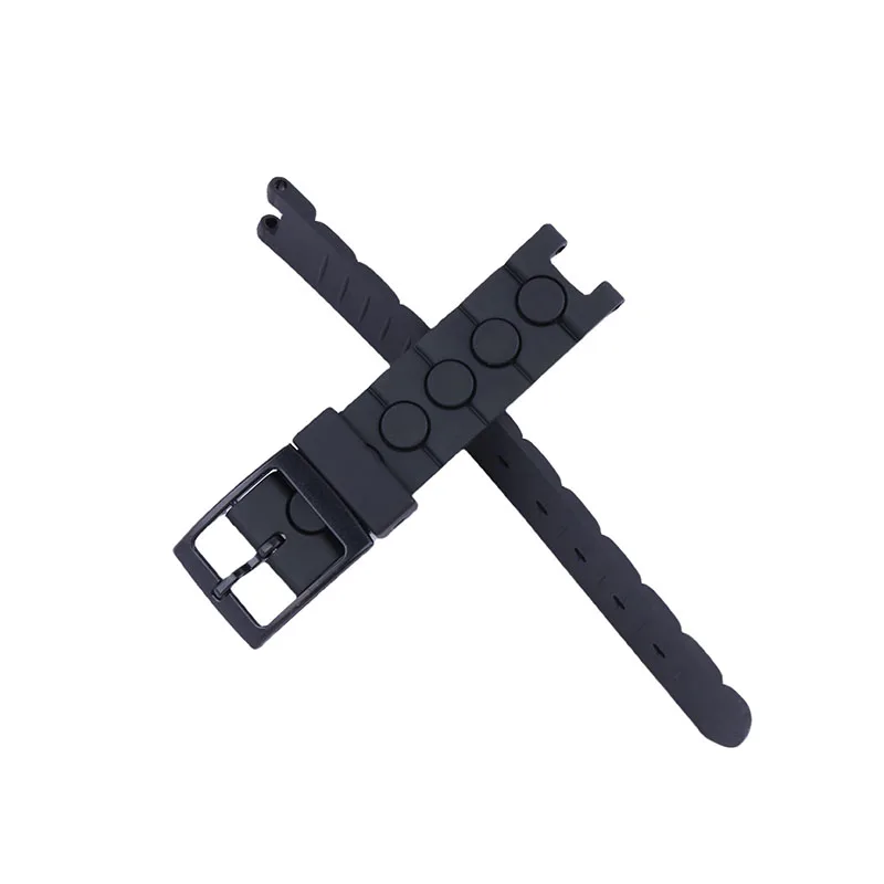 حزام ساعة من الراتنج للرجال والنساء بإبزيم دبوسي متوافق مع ساعة أطفال سواتش فليك فلاك أساور رياضية 16 ملم