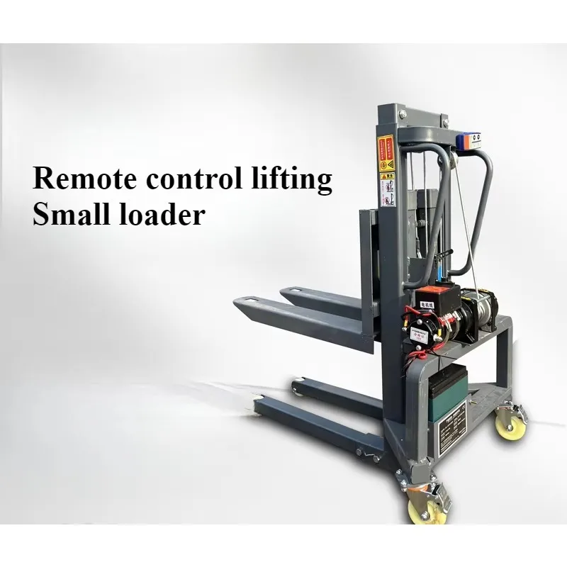 Gold Seller 1.6m Small Forklift Small Cargo Lift Mini Stacker 300kg Portable Lithium Battery Forklift Stacker Crane Lift Truck