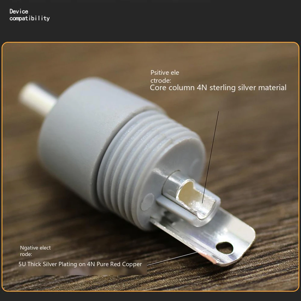 4 Stuks 99.999 5N Puur Zilver Rca Duurzaam & Helder Geluid Home Theater Hi-Fi Systemen Auto Audio connector Plug Jack