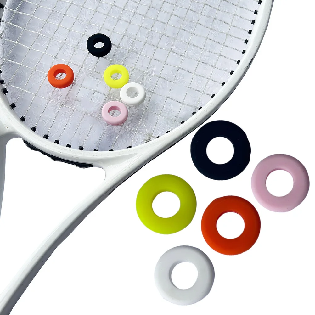 

Racket Shock Absorbers Tennis Racket Dampeners Game Enhancement Comfortable Grip Improve Performance Lightweight Design