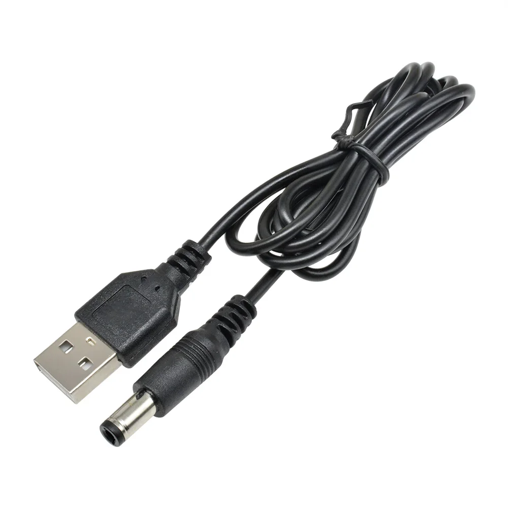 USB 2.0 A-Stecker auf DC 5,5x2,1mm 5V DC-Stecker Ladeanschluss Stromkabel USB zu 5,5*2,1mm DC-Stromstecker Ladekabel – Detail 9