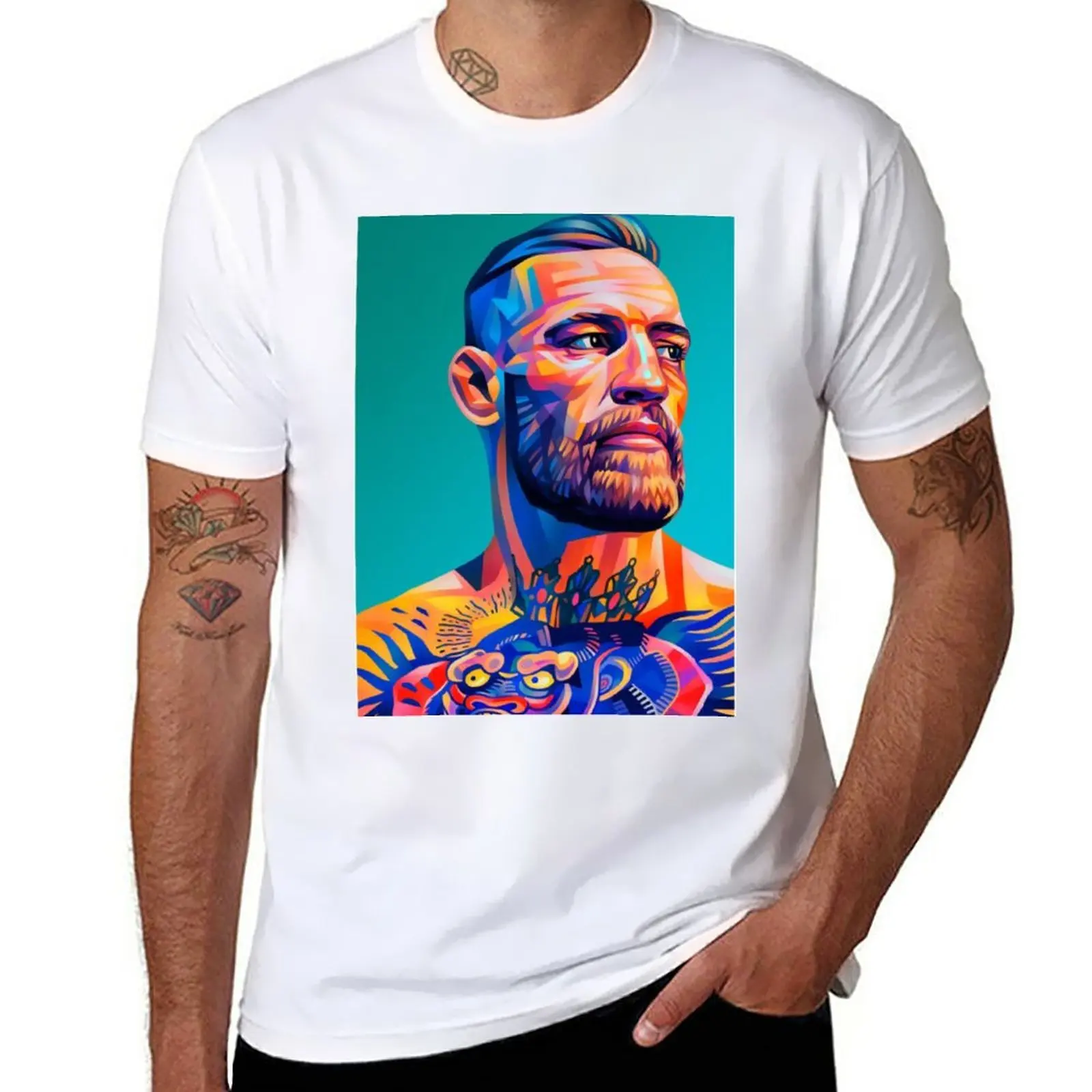 New Conor McGregor T-Shirt boys white t shirts heavyweight t shirts men clothings