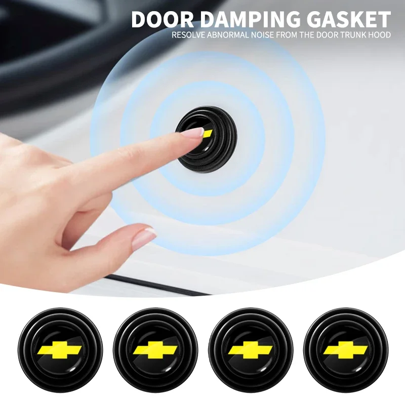 

1/2/4 шт. противоударная накладка на дверь автомобиля, силиконовая наклейка для предотвращения столкновений для Chevrolet Silverado Impala Malibu Cruze Camaro Blazer Spark