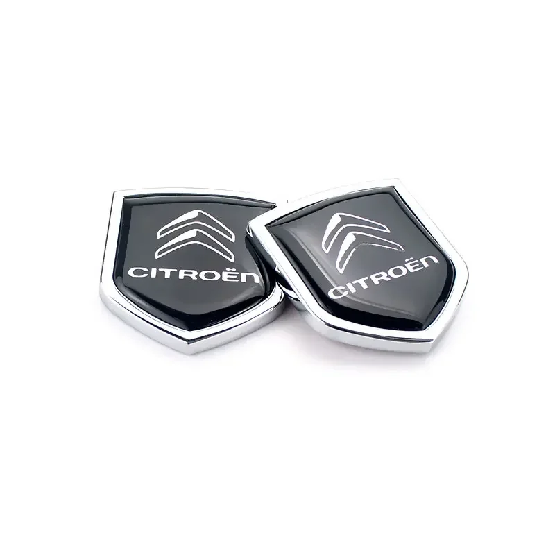 Auto Metal Sticker Shield for Citroen Xsara C3 C4 Berlingo Cactus Picasso Sega Aircross C5 Elysee Car Emblem Decoration Styling
