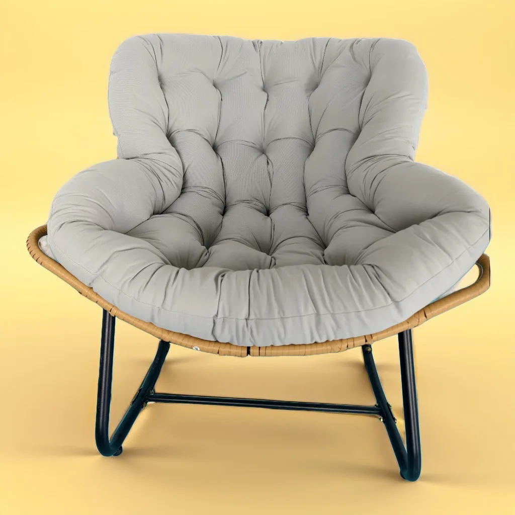Bird's nest rocking chair lazy sofa bedroom living room nap can sit and lie down separate cushion soft bag ins wind recliner