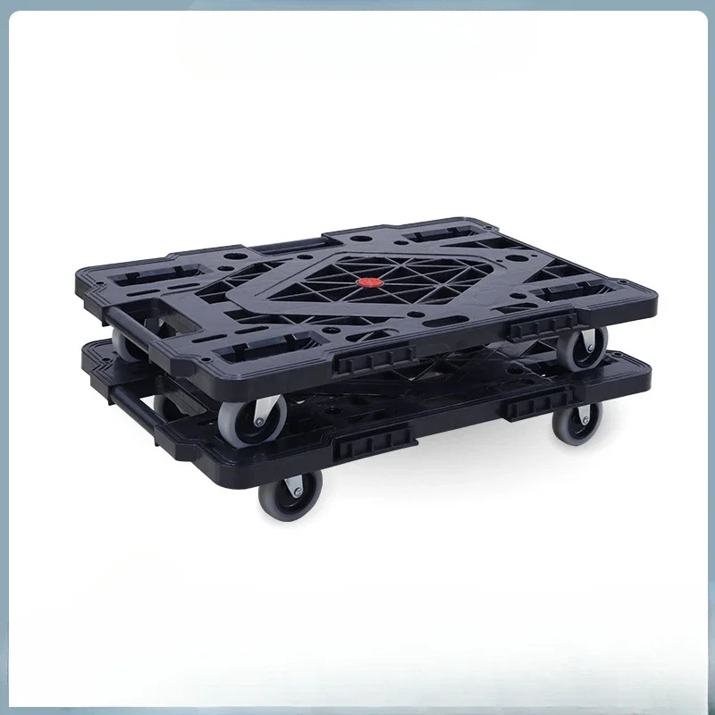 Portable Casters Plastic for Home  Turtle Carts Cargo Pulling Silent Turnover Carts Spliced FOR Small Transport Trucks