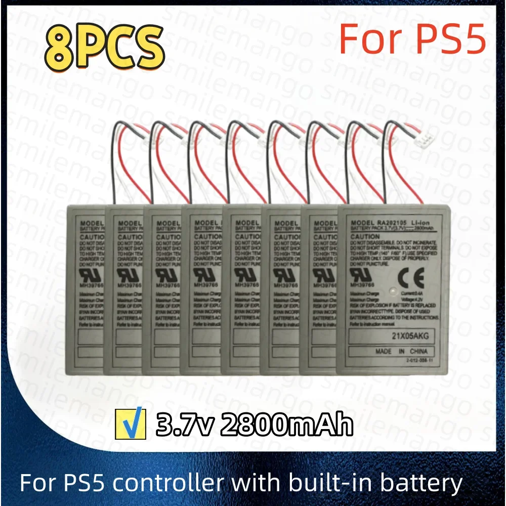 PS5 Batterij 2800mAh 3.7V Oplaadbare Batterijen voor Sony PS5 Controller DualSense Game Gamepad Ingebouwde Lithium Batterij