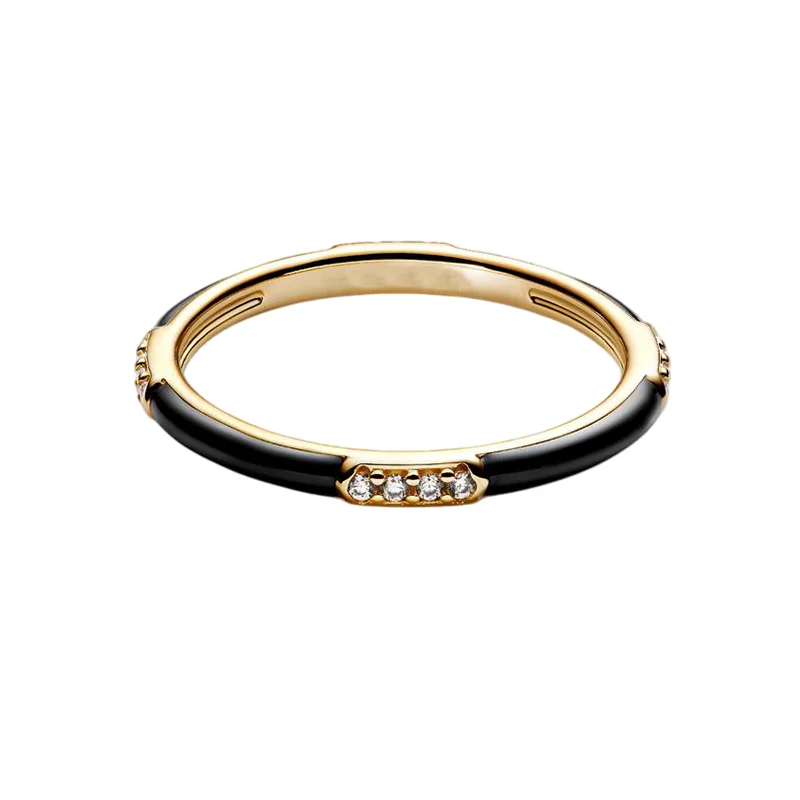 Women's 925 Silver Double Love Butterfly Gold Ring