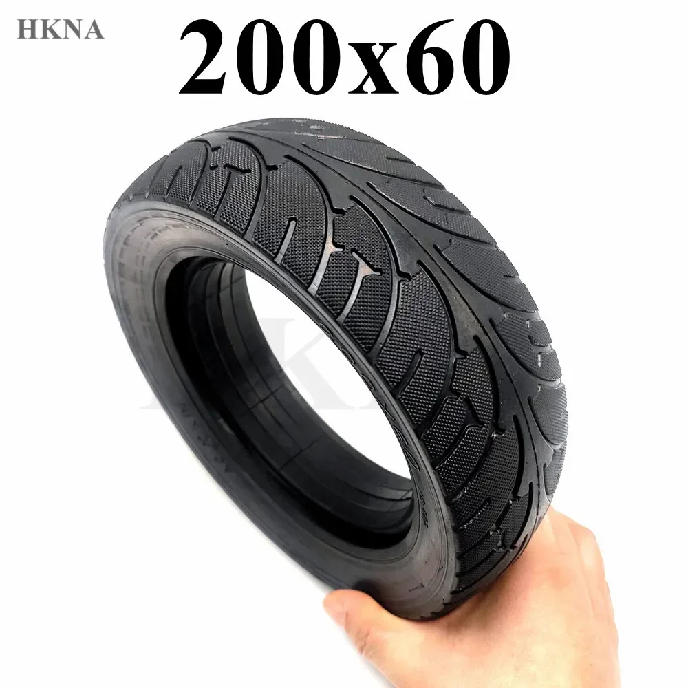 8 Inch 200x60 Solid Tire Folding Electric Scooter Parts Motor Wheel Widening Explosion-proof Wear-resistant Tyre