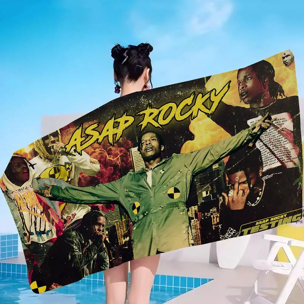 Rapper A-A$Ap R-Rocky Microfiber Beach Towel Absorbent Quick dry Soft Yoga Swimming Resort Mountain Climbing Towel