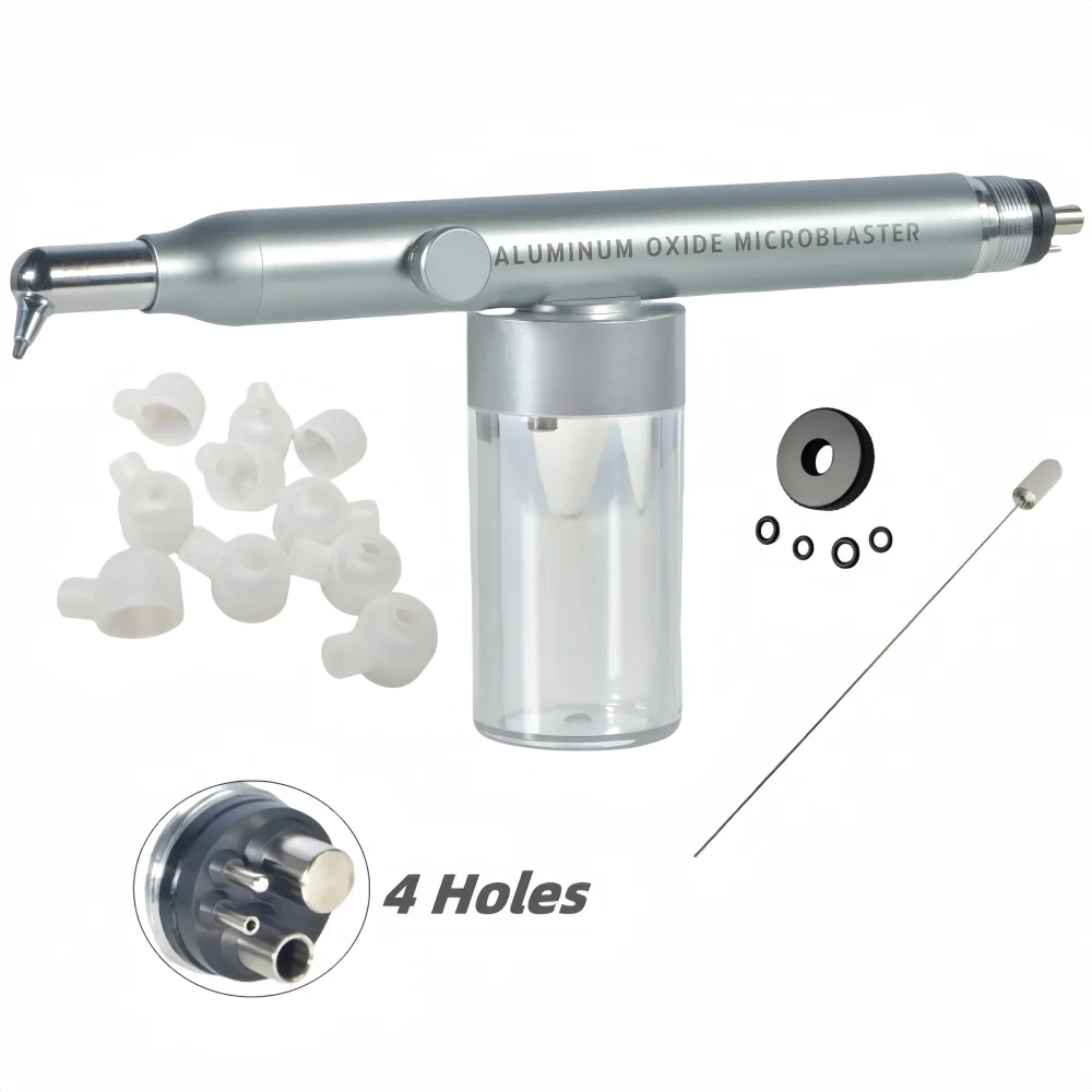 

JUMTOP Advanced Dental Air Abrasion Unit - Micro Sandblasting Gun with Aluminum Oxide Powder for Crown Prep, Composite Restorati