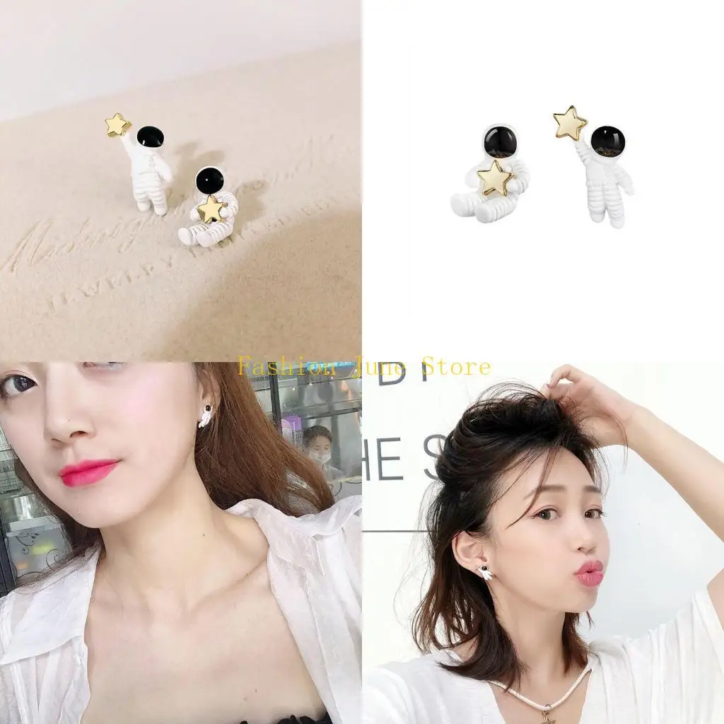 n5ka-персонализированное-звездное-для-space-star-Серьки-новинка-асимметричные-серьги-космонавты-ювелирные-серьги-для-wo