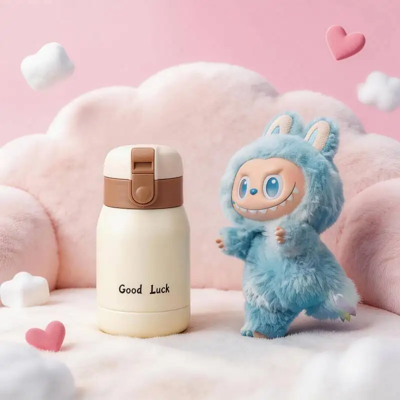 

POP MART THE MONSTERS Forward High Energy Series LABUBU Doll Collector Item Vacuum Cup Rare Thermos Flask