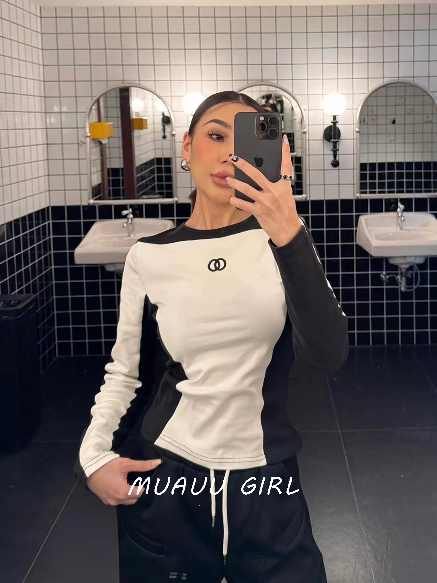 

MUAUU GIRL Fashionable Knitted Top High Collar Long Sleeve Women's Premium Version Leisure Style Winter Soft Wool Blend