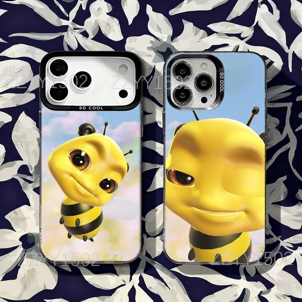 

Funny Bee Snapp For iPhone 17,16,15,14,13,12,11,X,8,7,Pro,Max,Plus,SE4,Air,Mini Durable Hard Shell Matte
