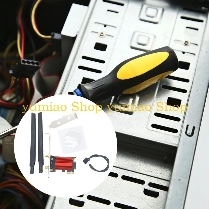 587B 802.11AC 1200mbps Double Band 2.4G/5GHz Bluetooth-compatible Networking Card