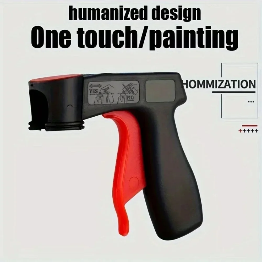 Portable Plastic Spray Paint Assist Handle Car Care Spray Trigger Handle Polishing Paint Spray Gun Reusable Home Painting Tool