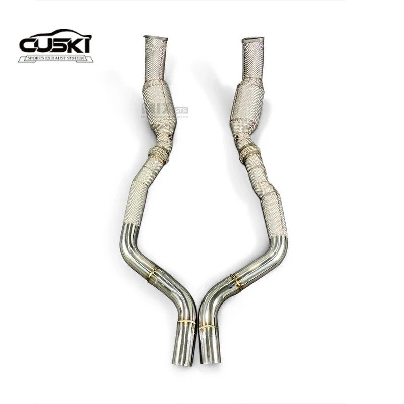 

Подходит для Chrysler 300c 5.7 2004-2014, аксессуары для модификации автомобильных выхлопных газов, нержавеющая сталь с теплозащитным экраном выхлопа