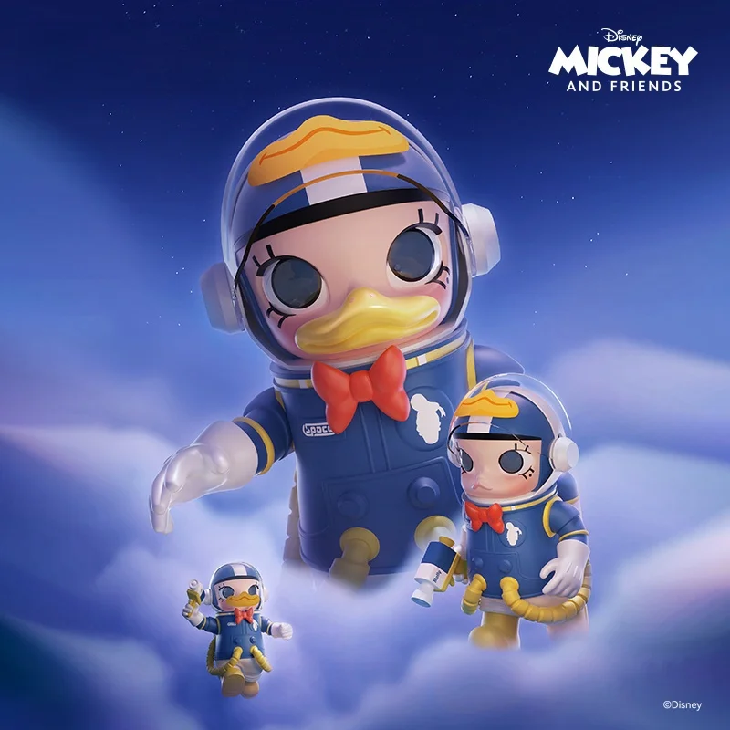 ​​400% Genuine Space Molly Donald Duck Daisy Fashion Toy Big Baby Action Figure Collectible Model Toys Girls Gift