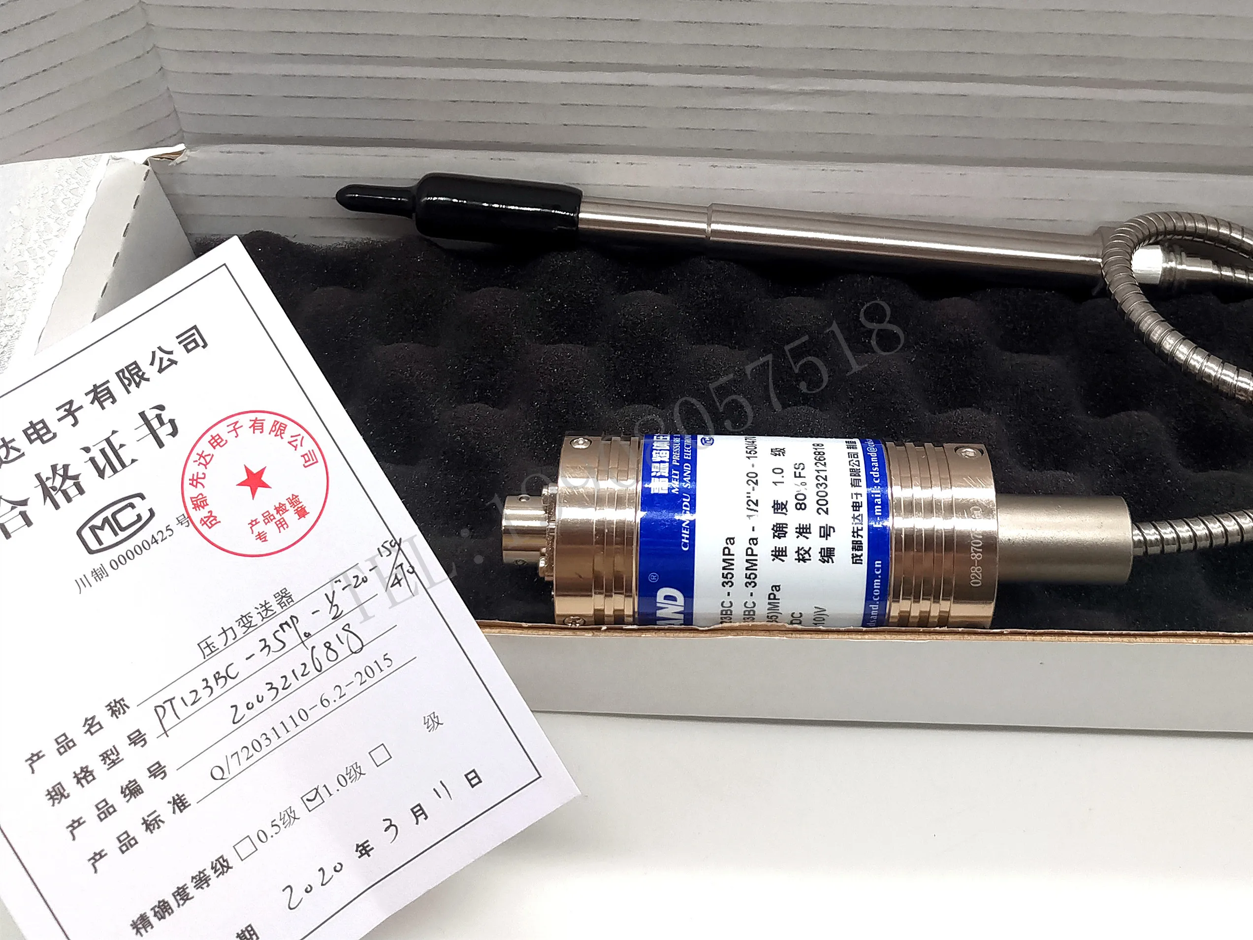 New Chengdu Xianda Melt Pressure Sensor PT123BC-35MPA-1/2 