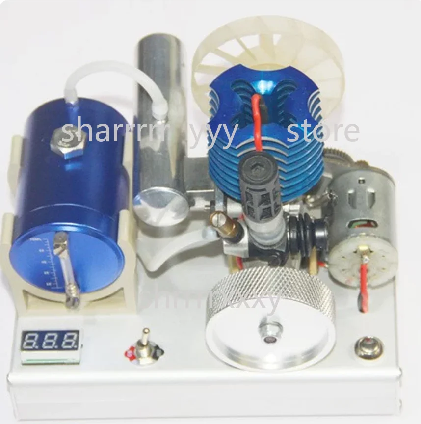 18 grade methanol engine with cooling fan metal fuel tank electric start voltage digital display embossed flywheel