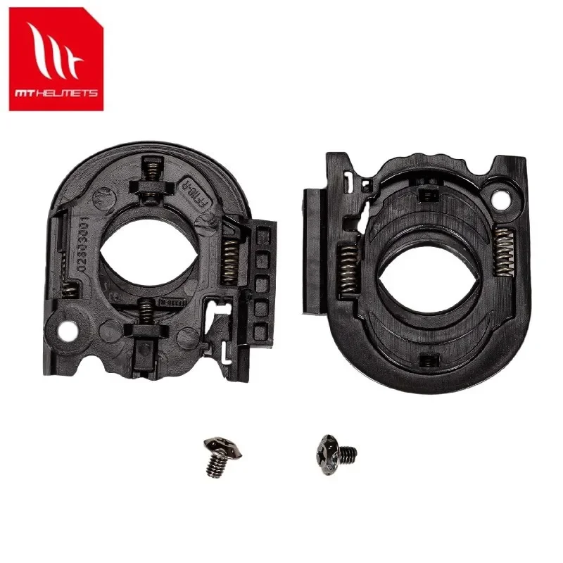 

2Pcs Helmet Visor Len Base Visor Shield Base Professional Easy To Install Replacement with Screws for MT Thunder 4 Mt-v-28B
