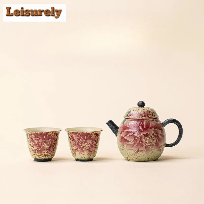 four-fambe-firestone-rouge-pivoine-dragon-oeuf-theiere-service-a-the-ensemble-complet-antique-ceremonie-du-the-ensemble-theiere-et-tasse-a-the-ensemble-de-the