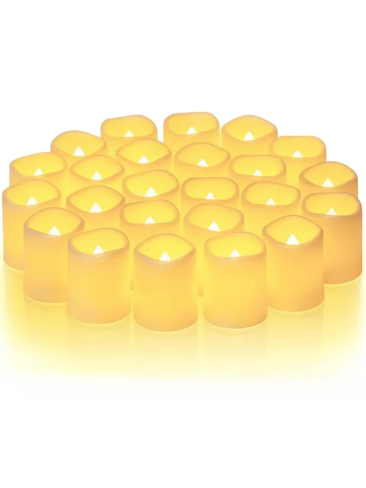 

Flickering LED Ivory Electronic Candle, Flameless Tealight Candle, Battery Operated LED Tealight Candle, Ideal for Weddings, Tab