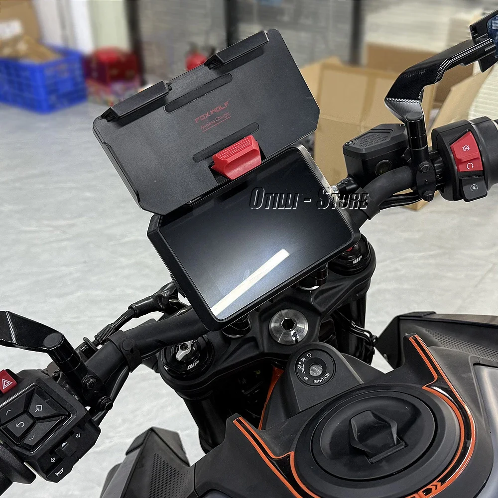Motorcycle Accessories Black 390Duke 390DUKE 2024 For 390 Duek 390 DUKE GPS Navigation Holder Mount Phone Bracket
