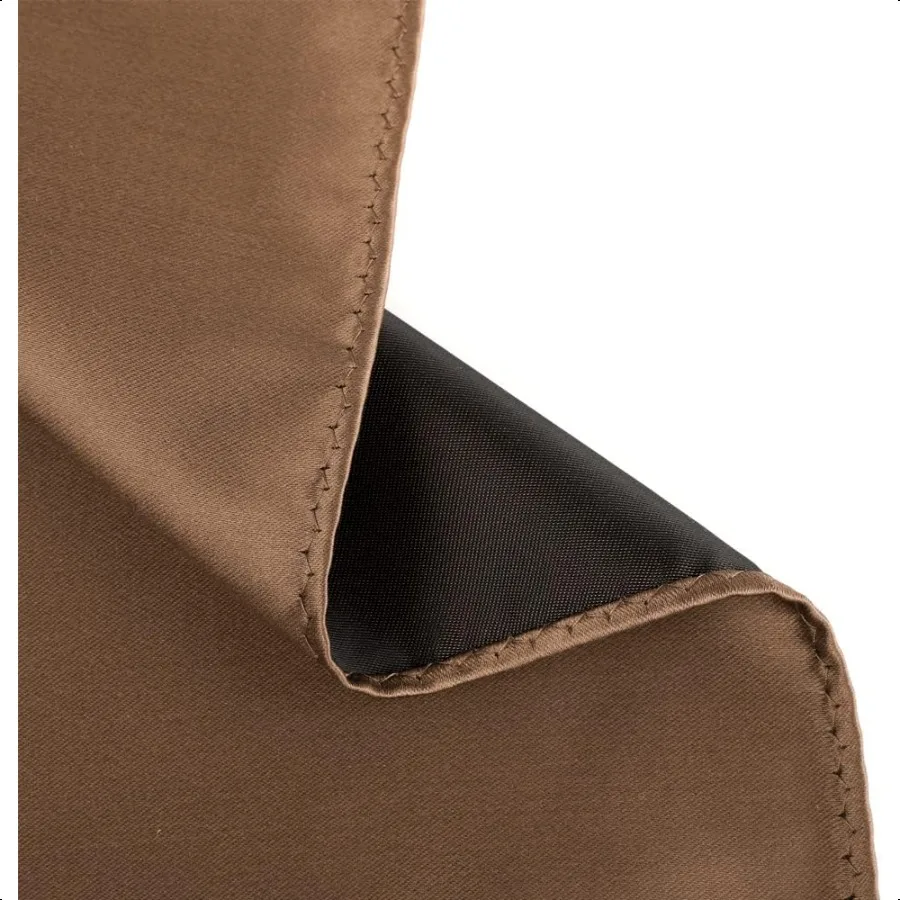 Cravatta da uomo in raso solido da uomo con fazzoletti Cravatte fatte a mano da uomo con confezione regalo