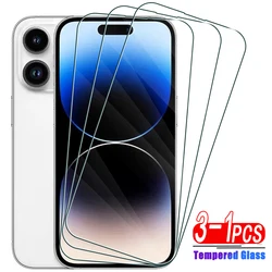 3-1Pcs Full Cover Tempered Glass For iPhone 11 12 13 14 15 Pro Max Screen Protector For iPhone X XR XS Max 7 8 6 Plus Glass Film