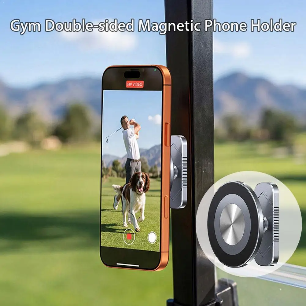 

For Magsafe Double-sided Quality Magnetic Phone Holder, Golf Cart Gym N52 Strong Magnet Treadmill Multi-functional Rack