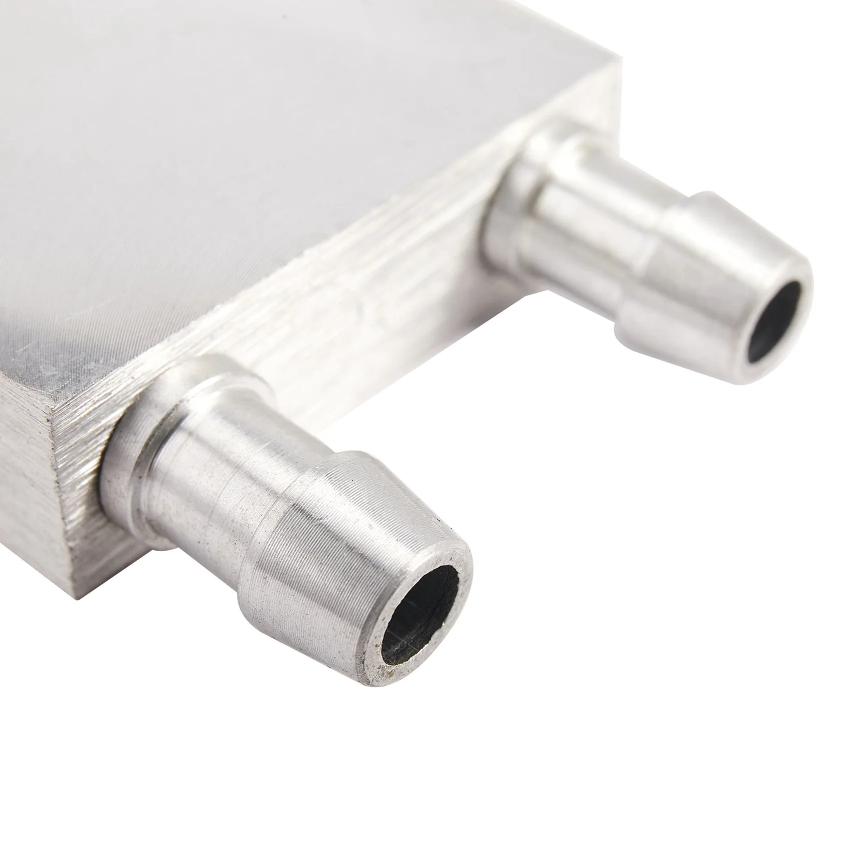Exquisite-4X Primary Aluminum Alloy Water Cooling Block 40X40mm For Liquid Water Cooler Heat Sink System Silver Use