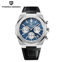 Pagani Design 2025 New 40Mm Fashionable Men's Quartz Chronograph Sapphire Stainless Steel Waterproof 20Bar Night Light C3Reloj H
