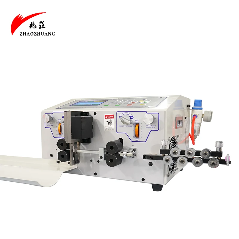 XC-06C Automatic Flat Sheath Cable Outer Jacket And Inner Core Cutting Stripping Jacket Copper Wire Cutter Stripper Machine