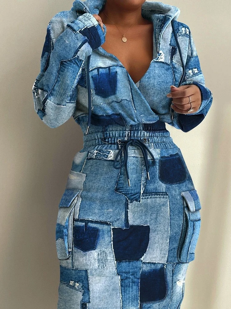Wmstar Dress Women Wholesale New Printed Flower Patterned Pocket Dresses for Woman Clothing Luxury Summer One Pieces 2025