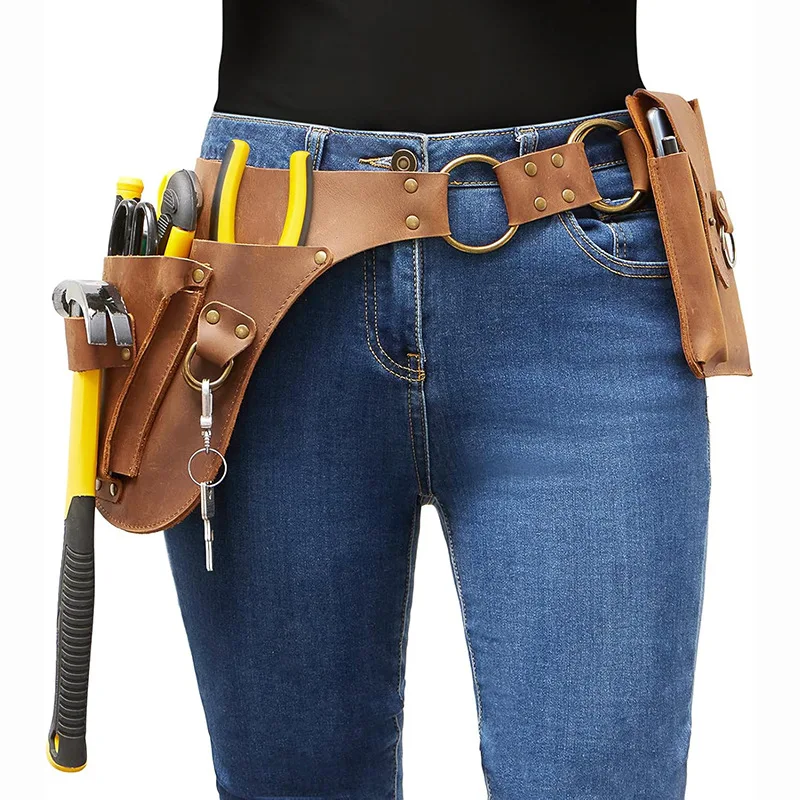 

Adjustable Waist Tool Bag Portable Gardening Fanny Pack Wrench Hammer Scissors Belt Storage Bag Electrician Quick Hanging Tools