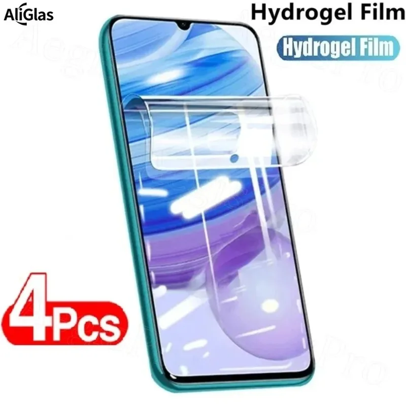 4 Stück transparente Hydrogel-Schutzfolie für Vivo X300Pro Displayschutzfolie für Vivo 300, kratzfest, HD-Folie