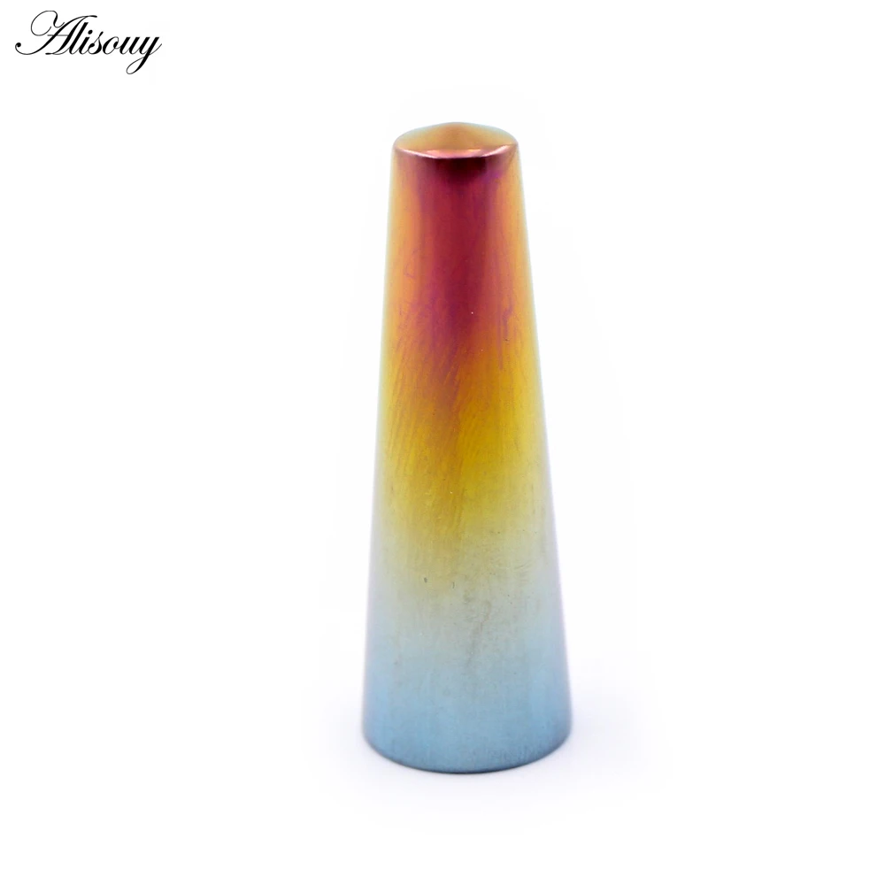 Alisouy 1PC Titanium Gradient Purple Concave Taper Insertion Pins Taper Gauge Expander Piercing Tool Professional Body Jewelry