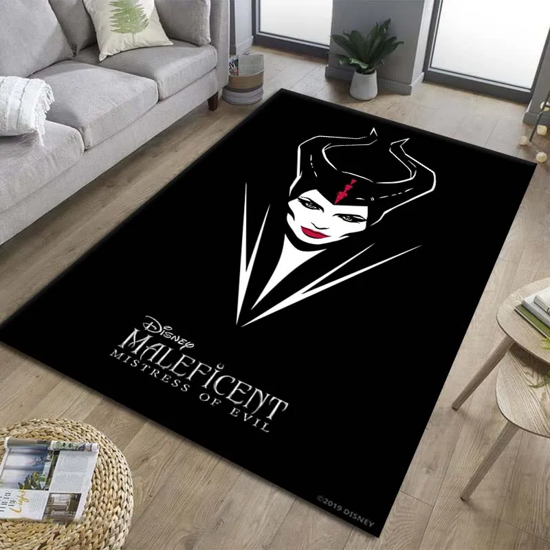 Disney Maleficent Carpet for Living Room Bedroom,Kid Crawling Rug,Kitchen Wash Bathroom Non-slip Floor Area Mat