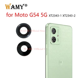 WAMY Rear Back Camera Glass Lens Replacement for Motorola MOTO G54 5G XT2343-1 XT2343-2 With Sticker