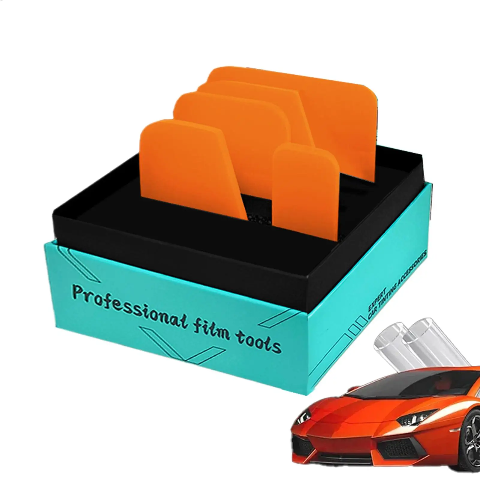 

Squeegee For Window Tint Car Wrap Installation Scraper 5 Pieces Car Wrapping Detailing Scraper For Showcase Retail Display