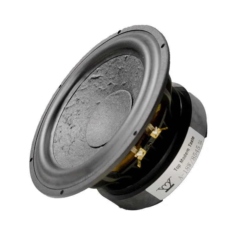 

TM-01 A-18W8545 HiFi 7 Inch Speaker Wrinkled Skin Drum Paper Precision Cast Aluminum Basin Frame Mid-Woofer 8ohm/89dB（1PCS）