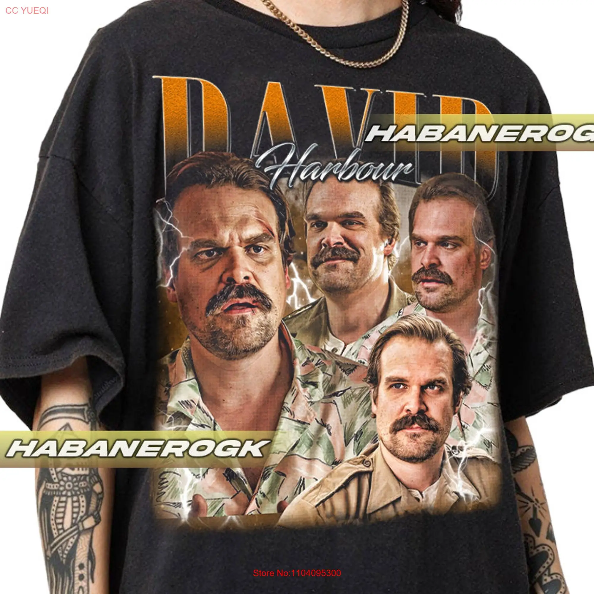 Limited David Harbour Vintage T Shirt For Women and Man  long or short sleeves