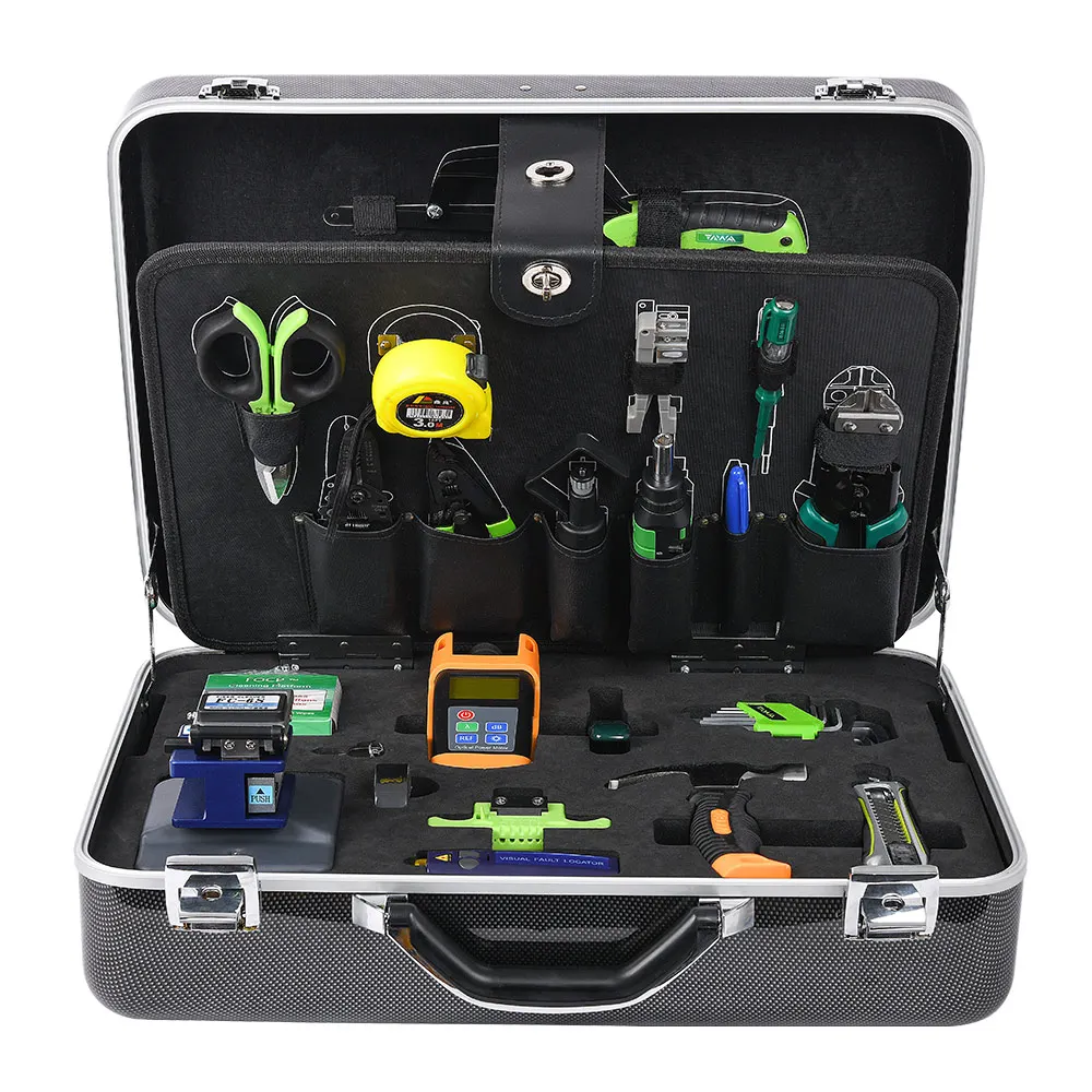 Fiber Optic Termination Kit, Fiber Optic Tool Kit with Suitcase